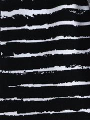 CTRL WORLD Shadow Rift Striped Fringe Scarf