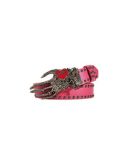 CTRL WORLD Skeleton Claw Studded Belt