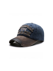 CTRL WORLD Distressed Embroidered Baseball Cap