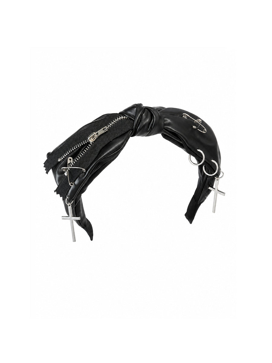 CTRL WORLD Rebel Zip Cross Headband