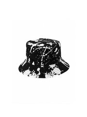 CTRL WORLD Black & White Splatter Bucket Hat