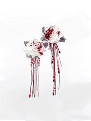Blood Rose Phantom Halloween Headpiece