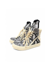 CTRL WORLD Serpent Cathedral Cross High-Top Sneakers