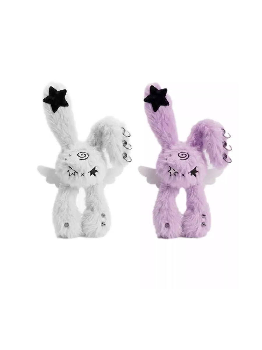 CTRL WORLD Detachable Leg Plush Rabbit Keychain