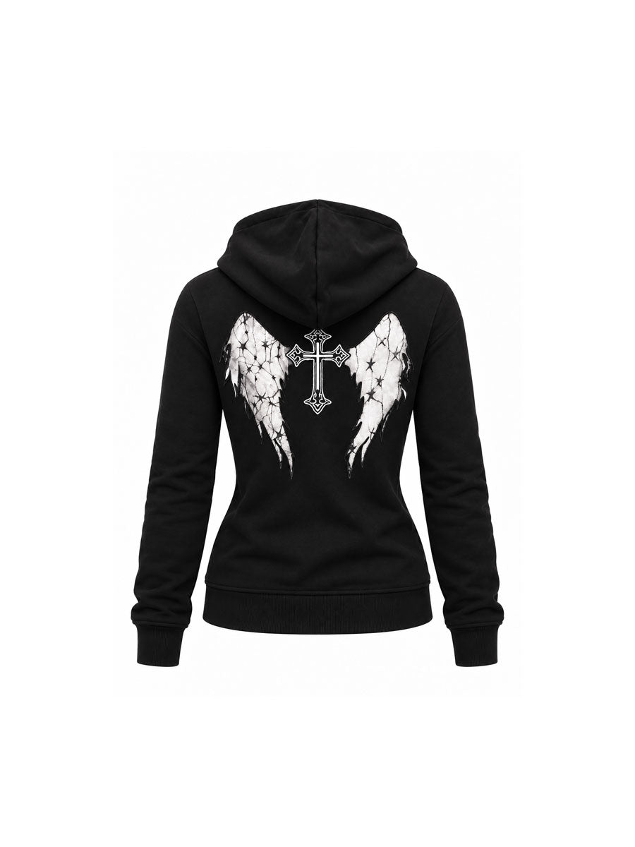 CTRL WORLD Fallen Halo Wing Hoodie