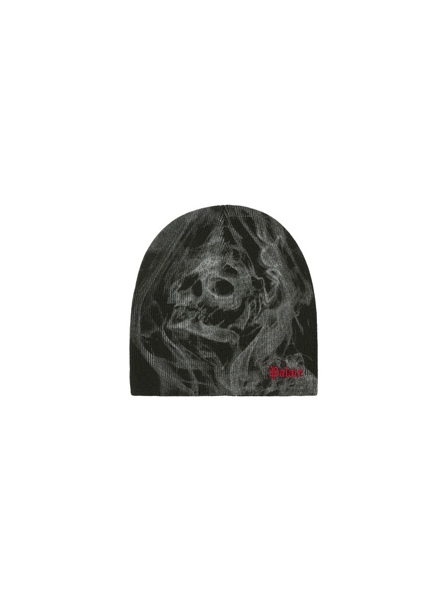CTRL WORLD Shadow Skull Distressed Beanie