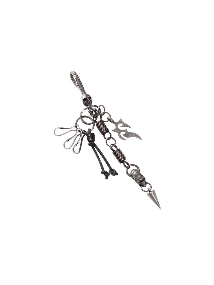 CTRL WORLD Extreme Skull Spike Gothic Keychain