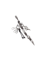 CTRL WORLD Extreme Skull Spike Gothic Keychain