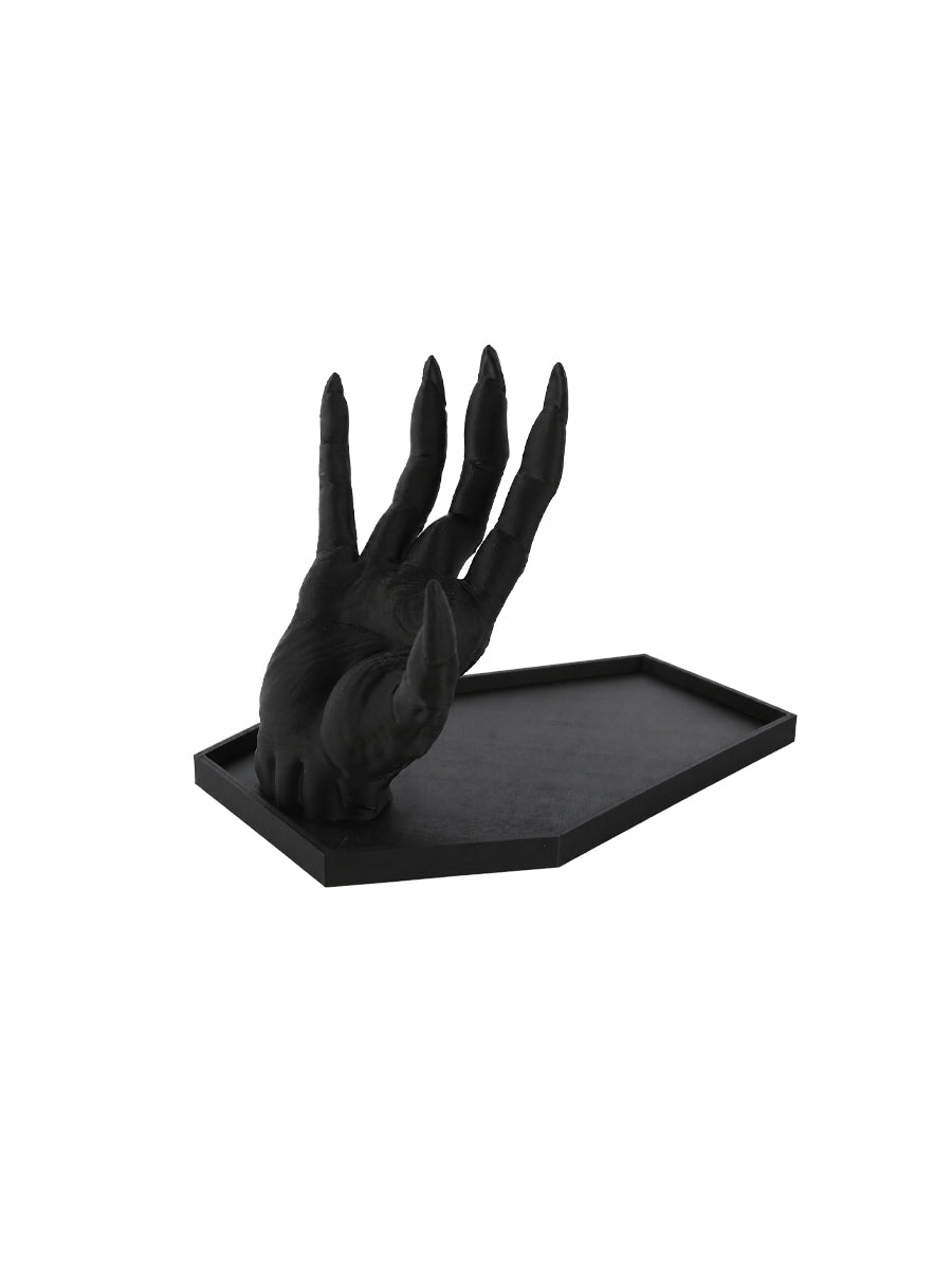 CTRL WORLD Black Skeleton Hand Jewelry Display