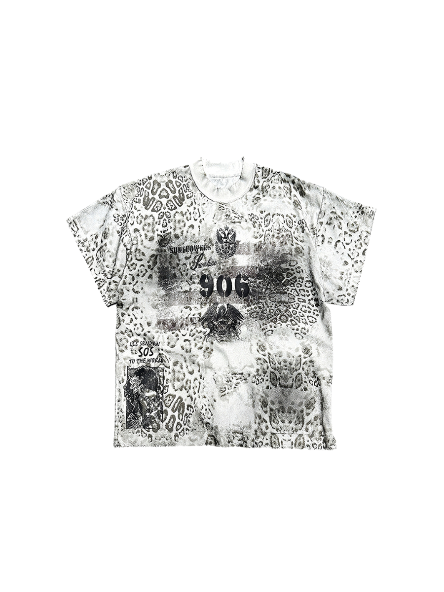 CTRL WORLD Phantom Leopard Graphic T-Shirt