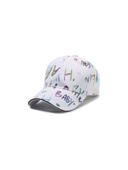 CTRL WORLD Graffiti Print Baseball Cap