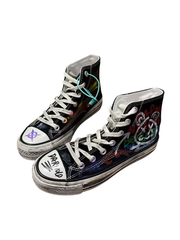 CTRL WORLD "Chaos Theory" Graffiti High-Top Sneakers
