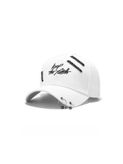 CTRL WORLD Gothic Punk Metal Ring Baseball Cap