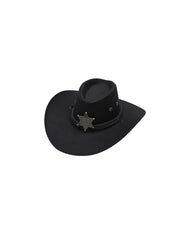 CTRL WORLD Retro Sheriff Cowboy Hat