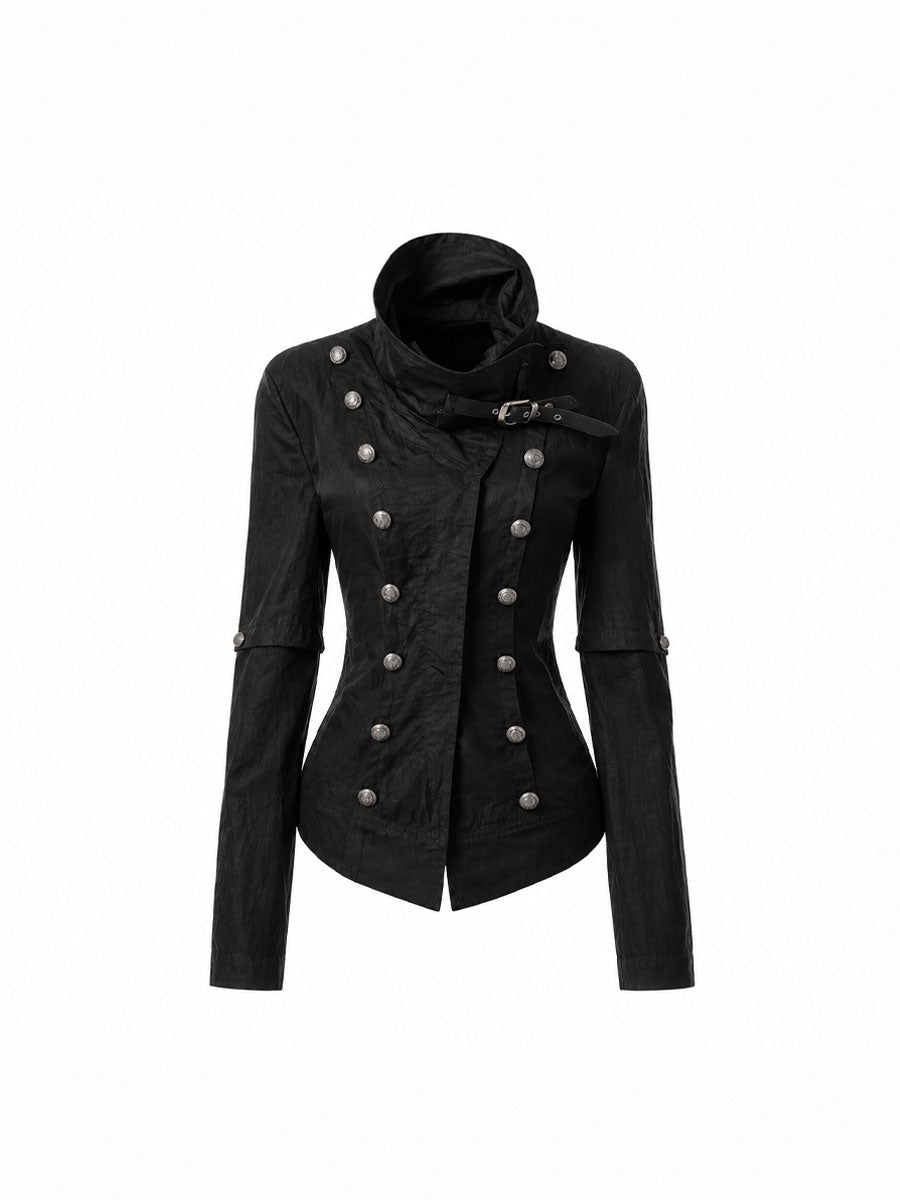 CTRL WORLD Shadow Commander Gothic Stand Collar Jacket