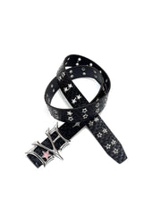 CTRL WORLD Starry Studded Gothic Leather Belt