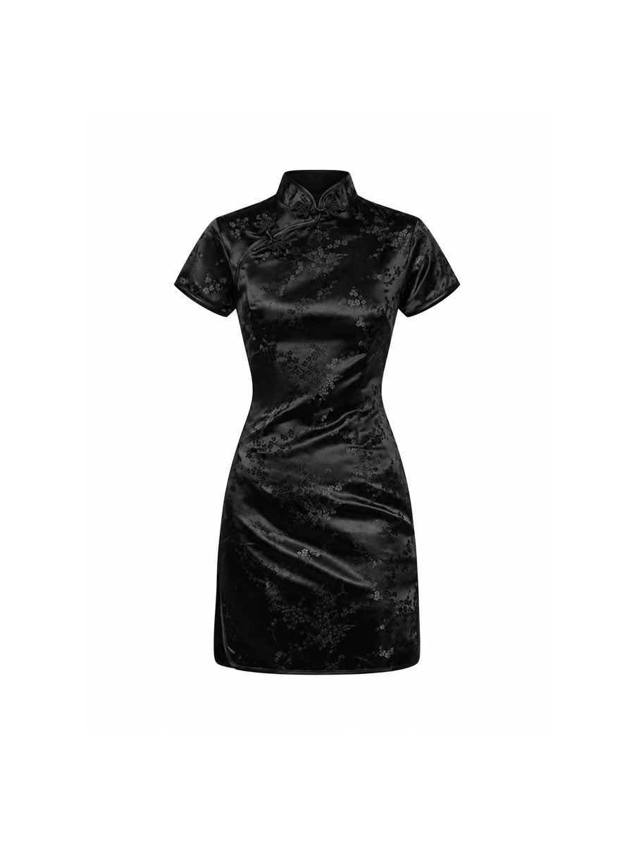 CTRL WORLD Midnight Qipao Assassin Halloween Costume Set