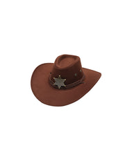 CTRL WORLD Retro Sheriff Cowboy Hat