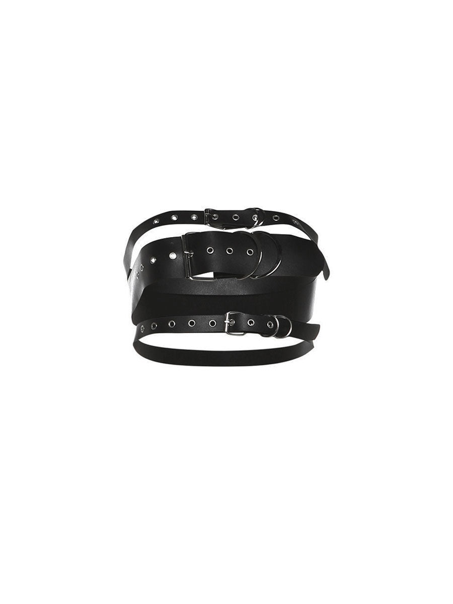 CTRL WORLD Shadow Harness Layer Leather Waist Belt