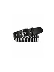 CTRL WORLD Chrome Bullet Stud Buckle Belt