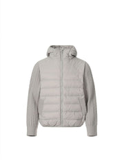 CTRL WORLD Knit Sleeve Duck Down Puffer Jacket