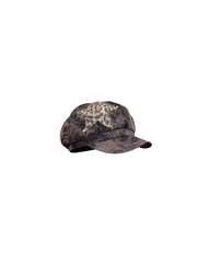 CTRL WORLD Leopard Patch Distressed Baker Boy Hat