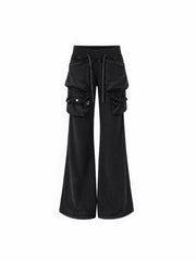 CTRL WORLD Low-rise Cargo Flare Pants