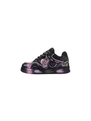 CTRL WORLD Graffiti Print Chunky Sneakers