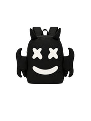 CTRL WORLD Cartoon Demon Horns Plush Backpack
