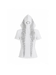 CTRL WORLD Thermal Seraph Wing Hooded Zip Top