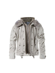 CTRL WORLD Shadow Arctic Fur Hood Utility Jacket