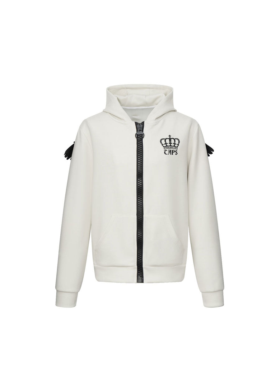 CTRL WORLD Angel Shadow Wing Zip Hoodie