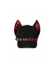 CTRL WORLD Doberman Ear Buckle Strap Beret Hat