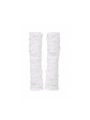 CTRL WORLD Torn Veil Distressed Knit Arm Sleeves