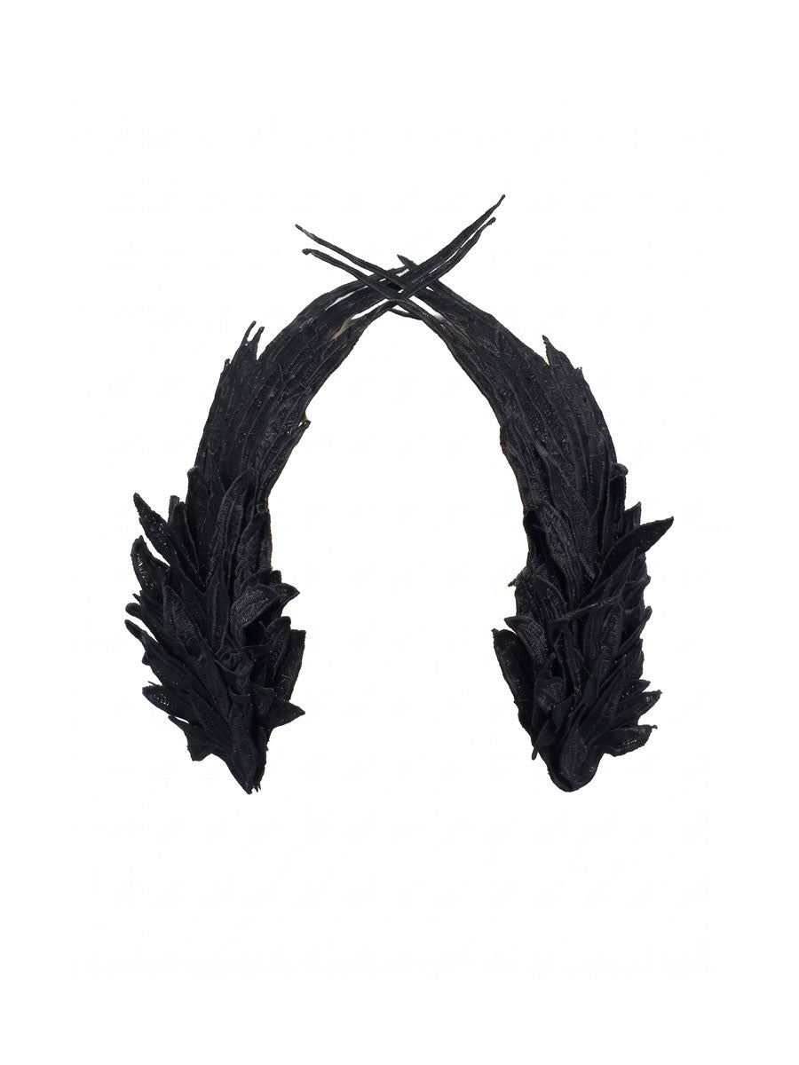 CTRL WORLD Shadow Raven Gothic Halloween Headband
