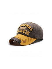 CTRL WORLD Distressed Embroidered Baseball Cap