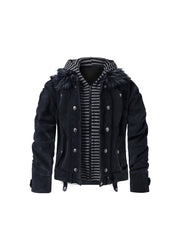 CTRL WORLD Shadow Arctic Fur Hood Utility Jacket