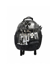 CTRL WORLD Cathedral Cross Patch Denim Backpack